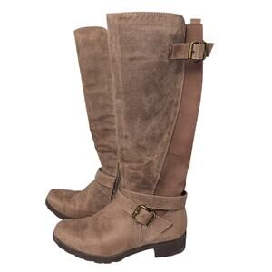 Sonoma Goods For Life Indri Women's Knee High Boots Brown Size 8